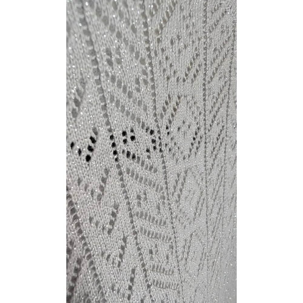 Alfred Dunner Medium Silver Sweater - Picture 5 of 5